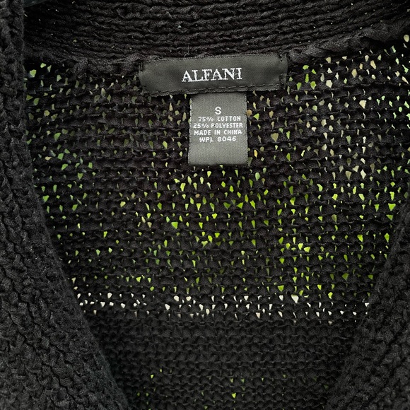 ALFANI Black Knit Bolero / Shrug - Picture 7 of 8